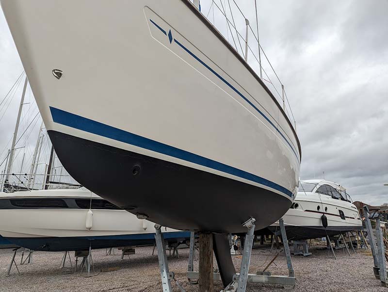 Boat after polishing services